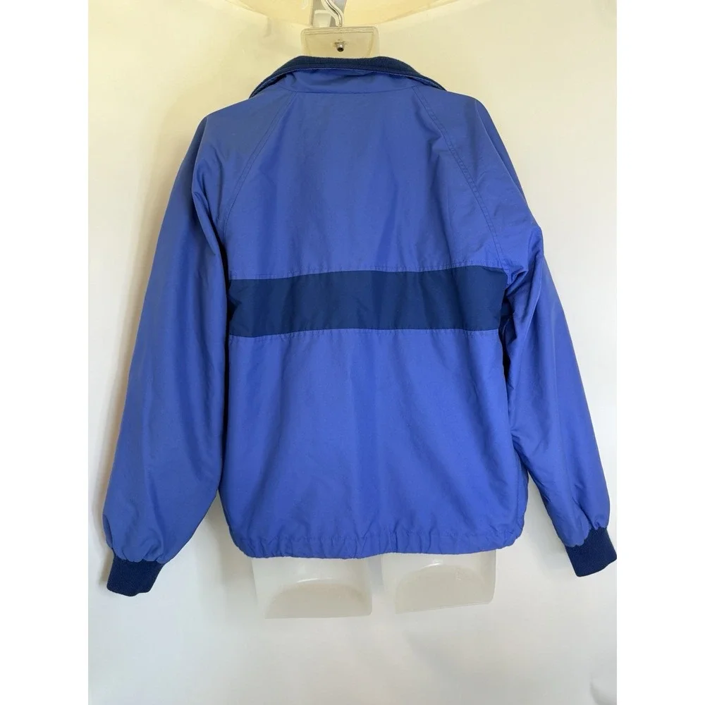 Eastern Mountain Sports EMS Jacket Mens Large Blue Full Zip Mock‎ Neck Pockets